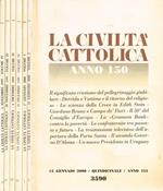 La civiltà cattolica. Rivista quindicinale. Anno 150 N.3585-3586-3587-3588, Anno151 N.3589-3590