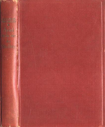 Ariel. ou La vie de Shelley - André Maurois - copertina