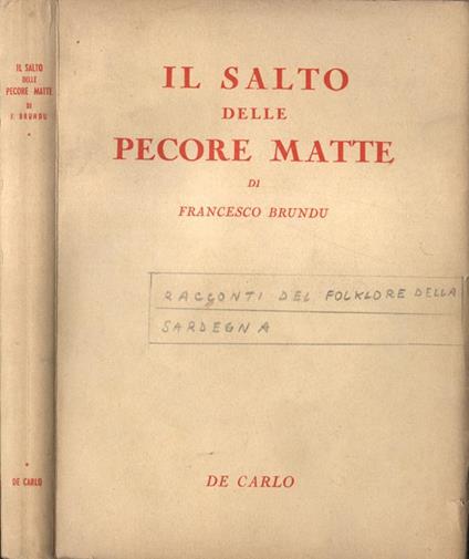 Il salto delle pecore matte - Francesco Brundu - copertina