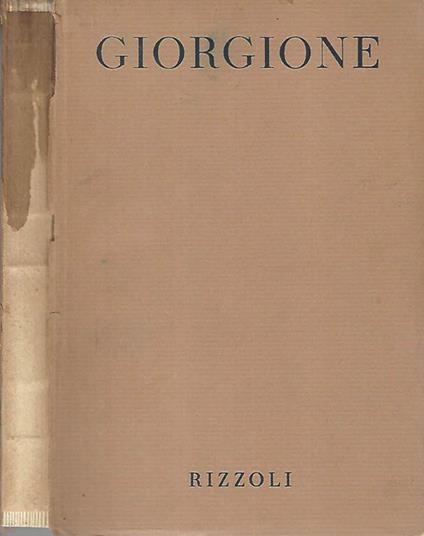 Tutta la pittura di Giorgione - Luigi Coletti - copertina