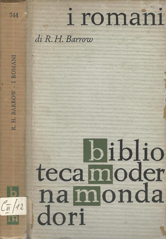 I Romani - R. H. Barrow - copertina