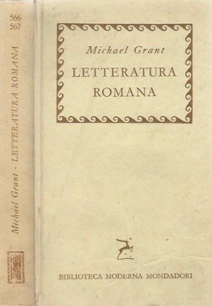Letteratura romana - Michael Grant - copertina