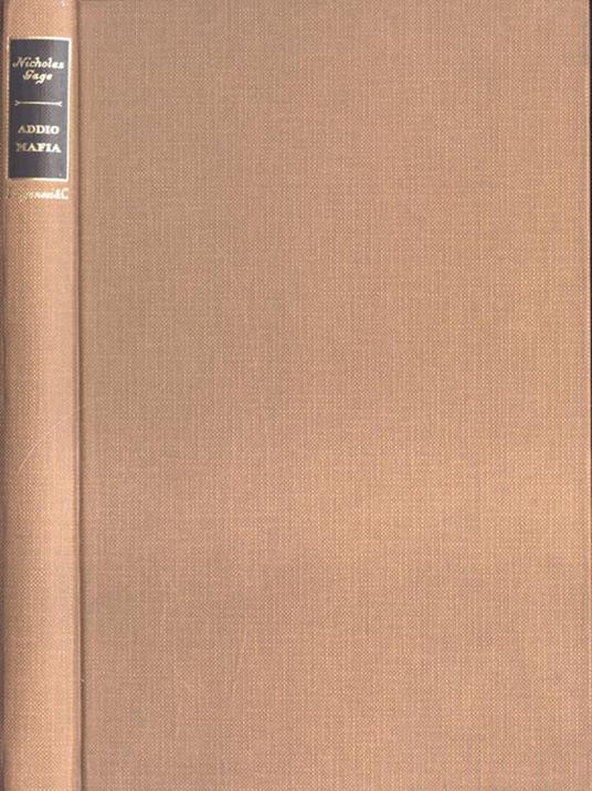 Addio mafia - Nicholas Gage - copertina