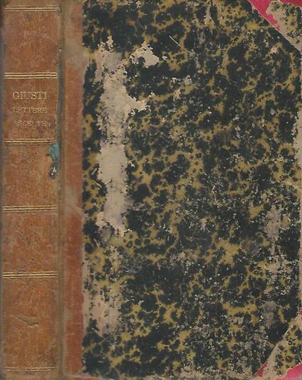 Le lettere scelte - Giuseppe Giusti - copertina