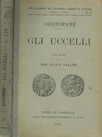 Gli uccelli - Aristofane - copertina