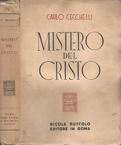 Mistero del Cristo - Carlo Ceccherelli - copertina