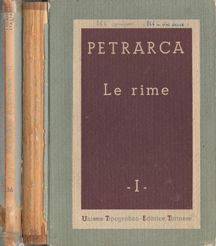 Le rime - Ludovico Ariosto - copertina