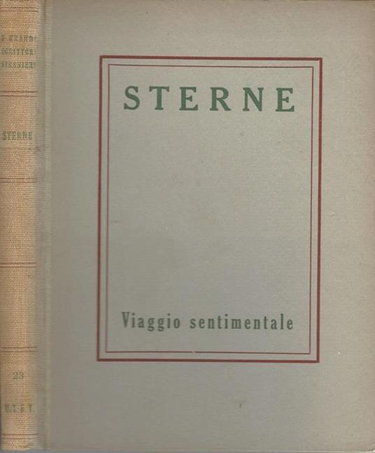 Un viaggio sentimentale - Laurence Sterne - copertina