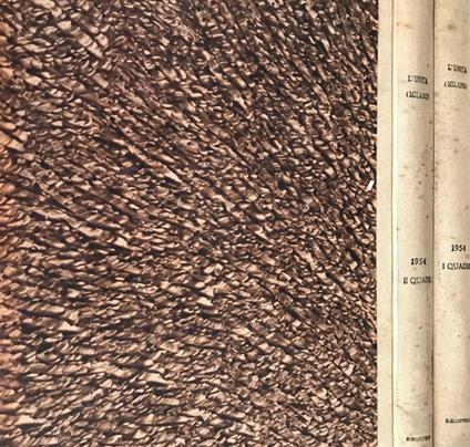 L' Unità 1954. Organo del partito comunista italiano - copertina