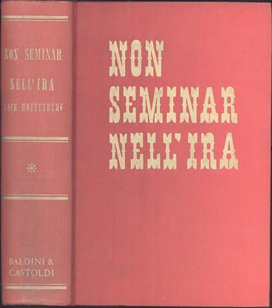 Non seminar nell'ira - Jack Hoffenberg - copertina