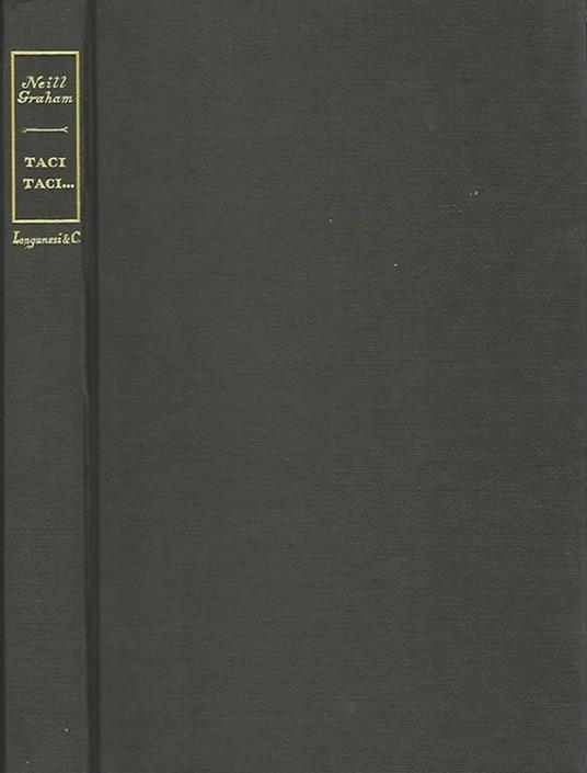 Taci taci…. Protagonista: solo Malcolm - Neill Graham - copertina