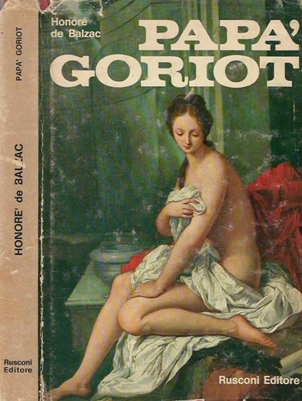 Papà Goriot - Honoré de Balzac - copertina