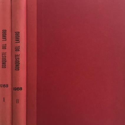 Conquiste del lavoro 1968. Settimanale della CISL - copertina
