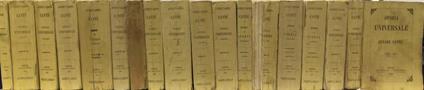 Storia universale. di Cesare Cantù - Prima edizione napoletana eseguita sulla ottava torinese con note del Regio Revisore Canonico Gaetano Barbati - Volume Terzo: Epoche V e VI - Volume Nono: Epoca XV - Cesare Cantù - copertina