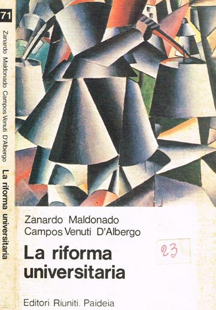 La riforma universitaria. Programmazione e dipartimenti - copertina