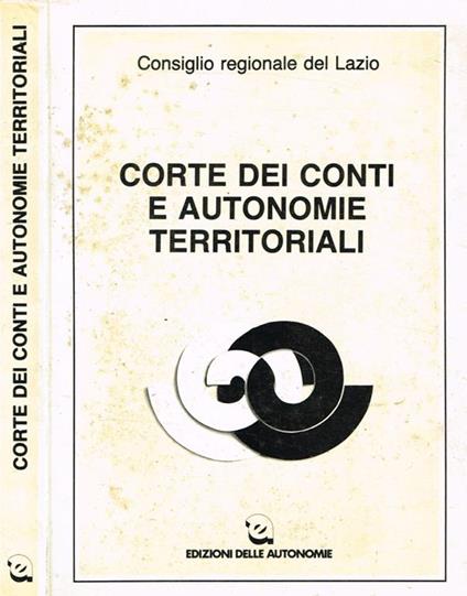 Corte dei conti e autonomie territoriali - copertina