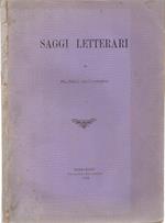 Saggi letterari. di Russo Giovanni