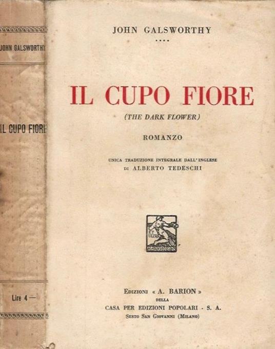 Il cupo fiore - John Galsworthy - copertina