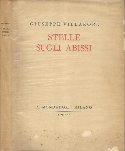 Stelle sugli abissi - Giuseppe Villaroel - copertina
