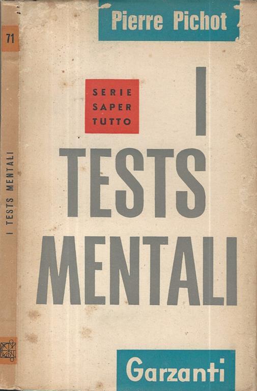 I tests mentali - Pierre Pichot - copertina
