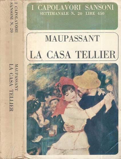 La casa Tellier - Guy de Maupassant - copertina