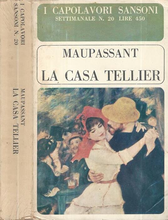 La casa Tellier - Guy de Maupassant - copertina