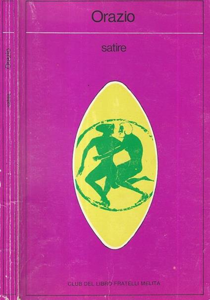 Satire - Q. Flacco Orazio - copertina