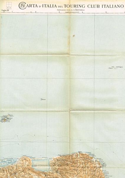 Carta d'Italia. Foglio 31 Gargano - Luigi V. Bertarelli - copertina
