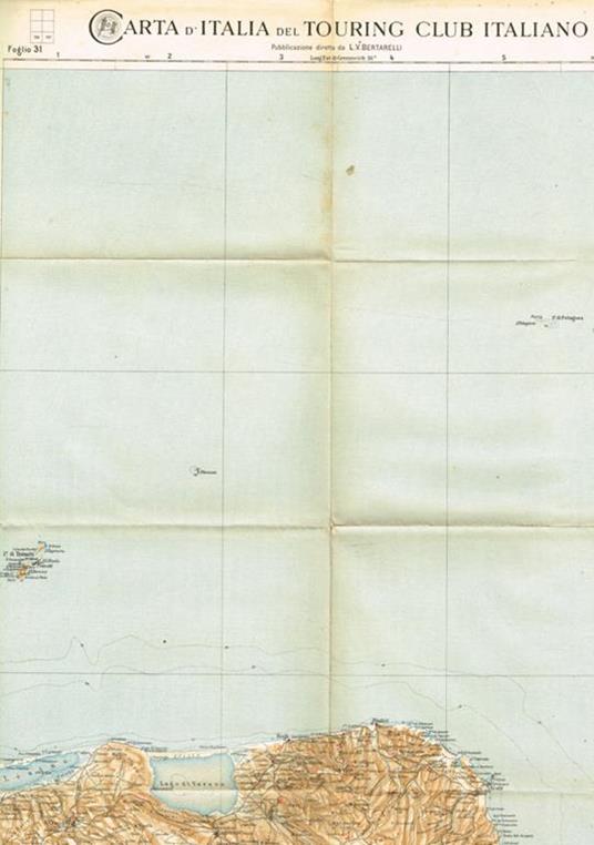 Carta d'Italia. Foglio 31 Gargano - Luigi V. Bertarelli - copertina