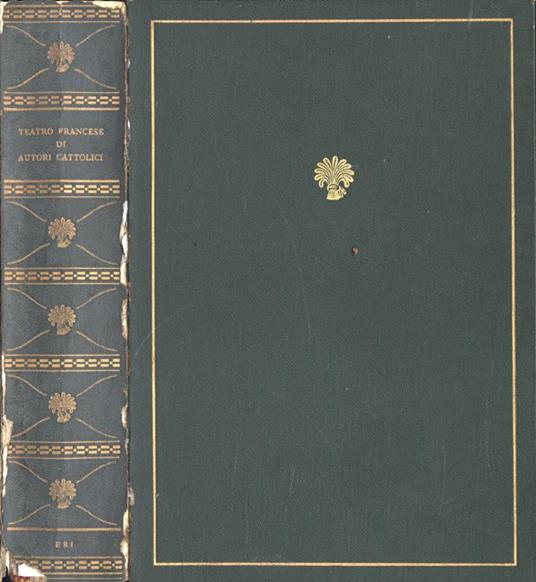 Teatro francese contemporaneo di autori cattolici - Mario Apollonio - copertina