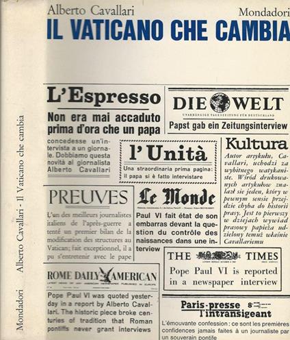 Il vaticano che cambia - Alberto Cavallari - copertina