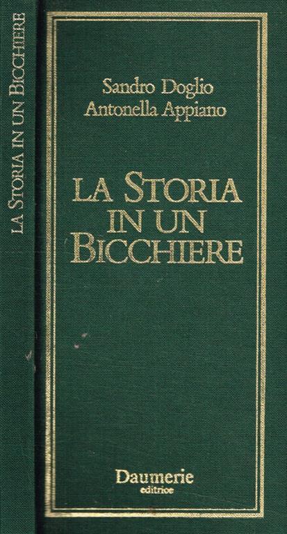 La storia in un bicchiere - copertina