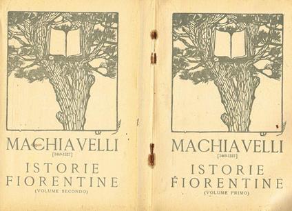 Istorie fiorentine 2voll - Machiavelli - copertina