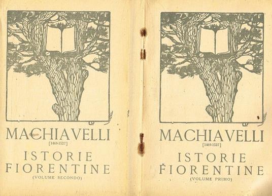 Istorie fiorentine 2voll - Machiavelli - copertina