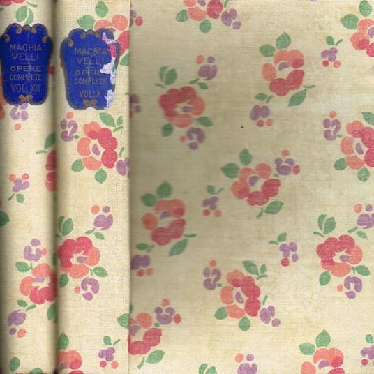 Le legazioni e altri scritti diplomatici vol.I III - Machiavelli - copertina