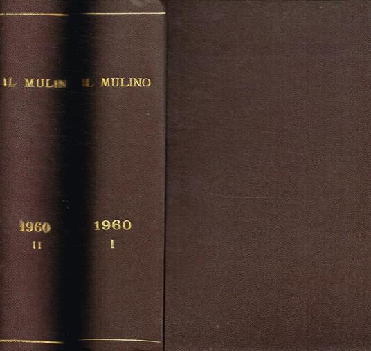 Il Mulino. Rivista bimestrale di cultura e di politica anno IX 2voll - copertina