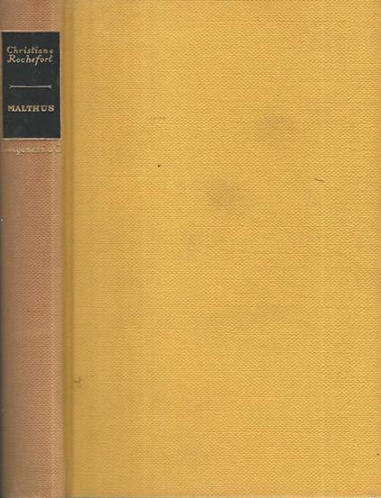 Malthus - Christiane Rochefort - copertina