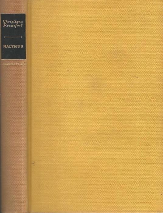 Malthus - Christiane Rochefort - copertina