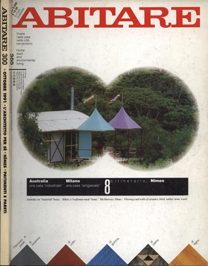 Abitare n. 300. L' architetto per sé. Nìmes. Pavimenti e pareti - copertina