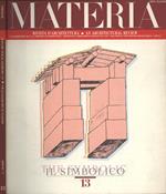 Materia n. 13. Rivista d' architettura