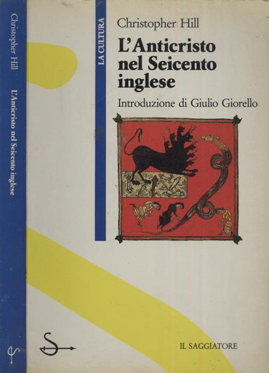 L' Anticristo nel Seicento inglese - Christopher Hill - copertina
