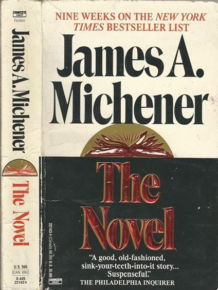 The novel - James A. Michener - copertina
