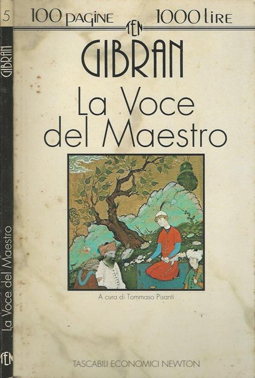 La voce del maestro - Kahlil Gibran - copertina