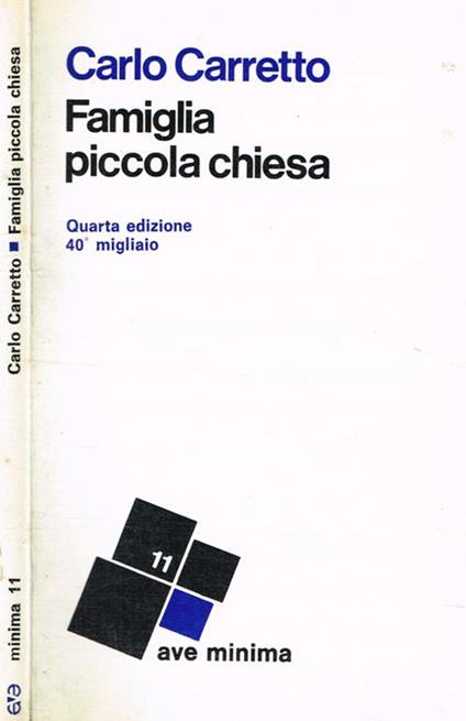 Famiglia piccola chiesa - Carlo Carretto - copertina