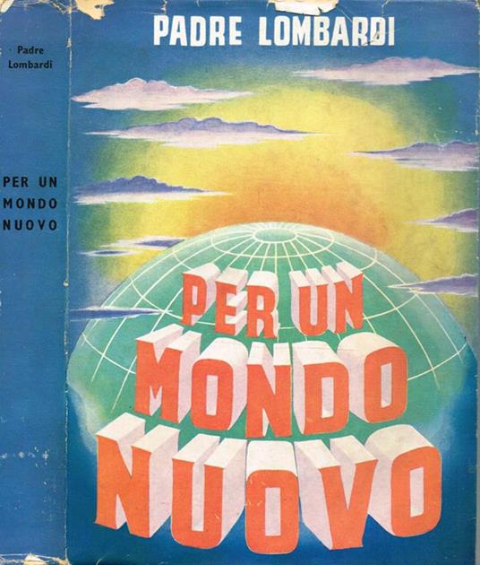 Per un mondo nuovo - Riccardo Lombardi - copertina