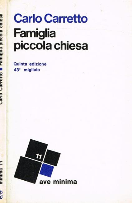 Famiglia piccola chiesa - Carlo Carretto - copertina