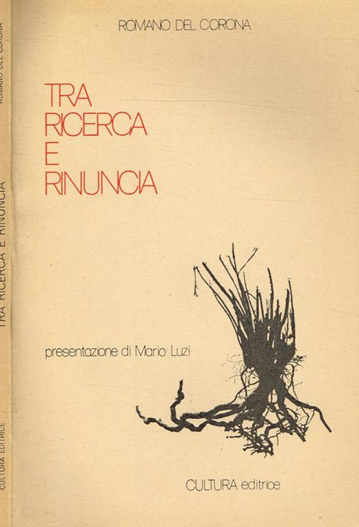 Tra ricerca e rinuncia - copertina
