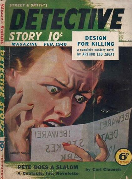 Detective Story magazine vol. CLIX n. 4 - copertina