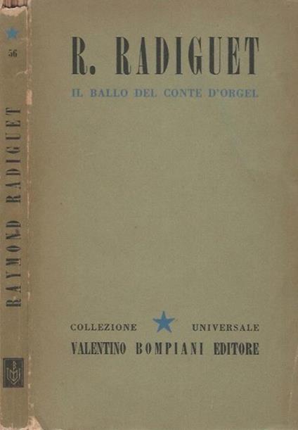 Il ballo del conte D'Orgel - Raymond Radiguet - copertina