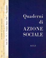 Quaderni di azione sociale. Rivista trimestrale anno XV n.1